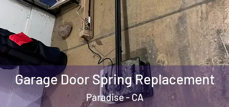  Garage Door Spring Replacement Paradise - CA
