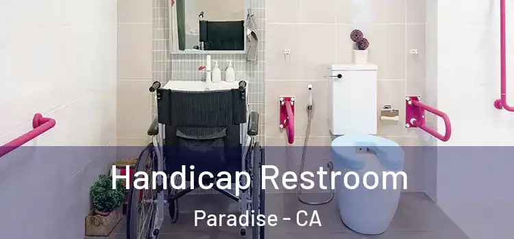 Handicap Restroom Paradise - CA